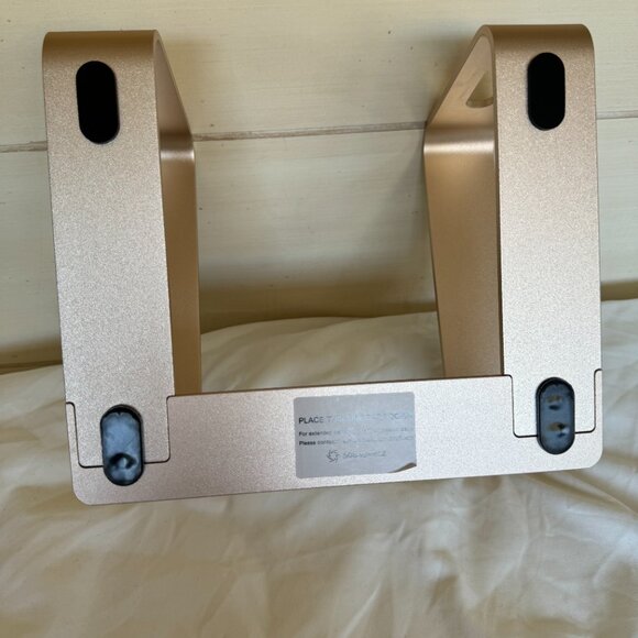 EUC Soundance Laptop Stand, Aluminum, Compatible with 10 to 15.6 in Laptop, Gold - Picture 16 of 16